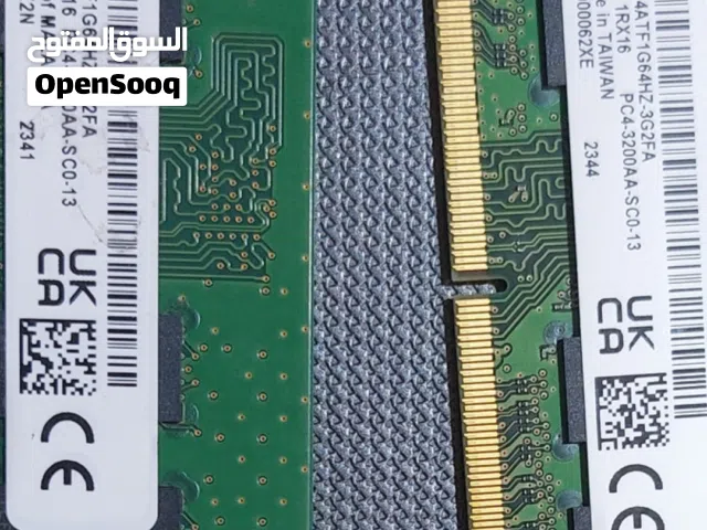 عدد اتنين رام لاب توب 8G DDR4