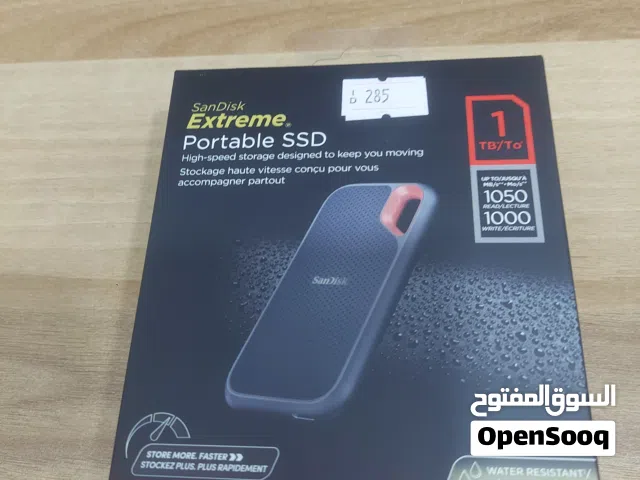 SSD هارد خارجي سان ديسك -1T00 - اسود 1تيرابايت