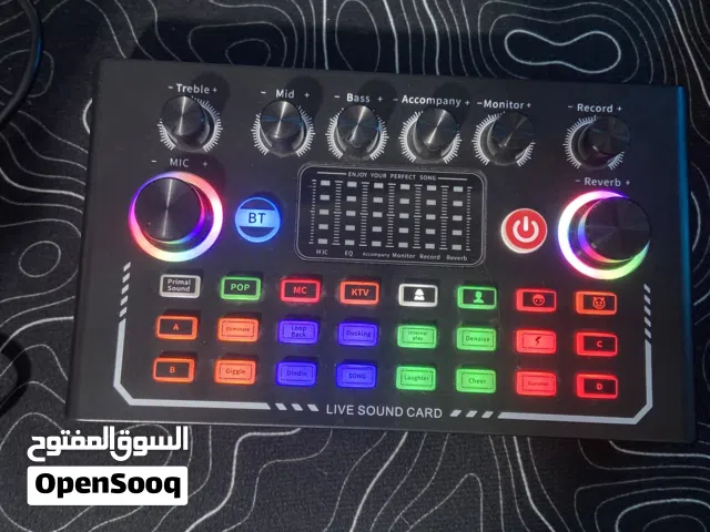 مكسر صوت Live sound card بيجي معو اسلاكو و بينشبك عالكمبيوتر و البلاي ستيشن