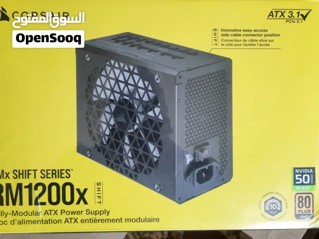 CORSAIR RM1200x SHIFT — إصدار ATX 3.1 / PCIe 5.1