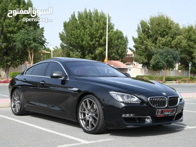 0% DP - BMW 640i GRAND COUPE 2015 - LOW MILEAGE - FULL AGENCY SERVICE - GCC SPECS