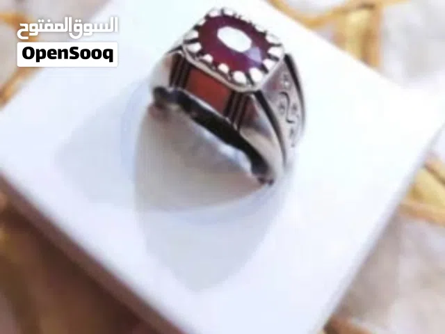 خاتم ياقوت افريقي صياغه ايطالي