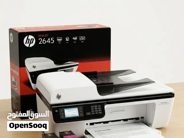 طابعة HP متكاملة بشاشة ديجيتال + طابعة ثانية تحتاج فحص مجاناً (عرض لقطة)