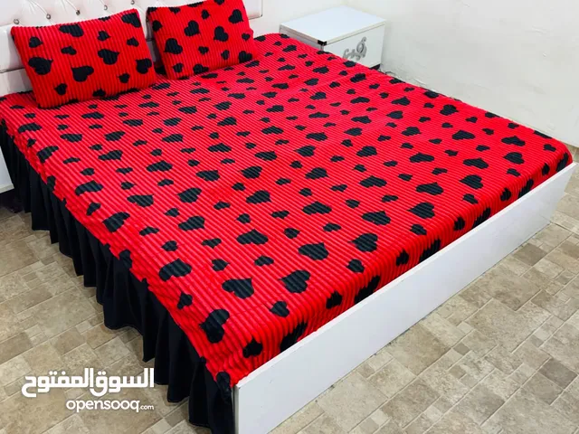 فرشات جرباية قماش خاولي شتائي محفر مع 2 وجه مخدة قياس 200*220