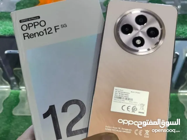 جهاز جديد oppo Reno 12 F 5G رام 24 ججيا 256 مكفول بالشركة سنة  متوفر توصيل