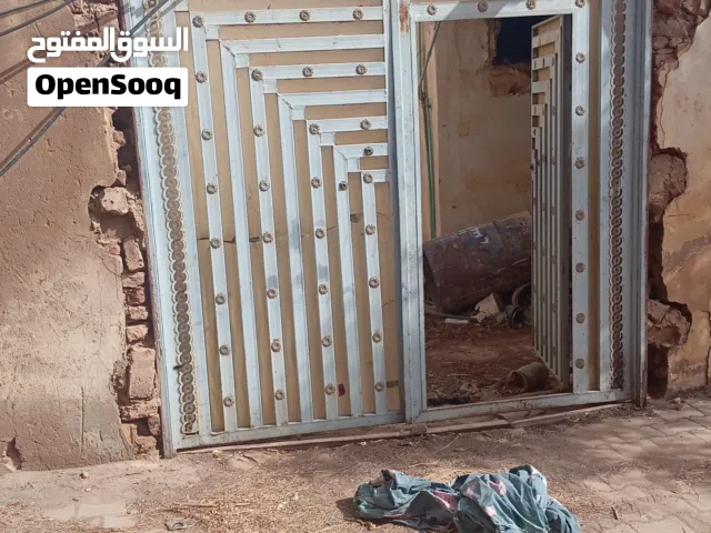 باب كراج كبير فايبر وباب شارع صغير حديد مدخل