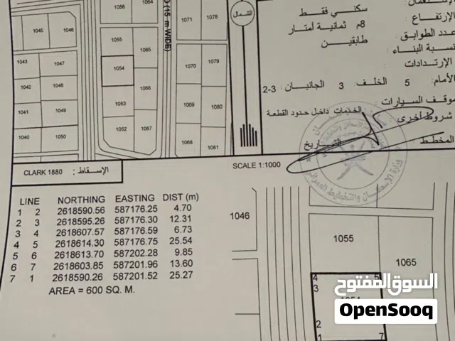 أرض سكنيه ممتازه بمخطط واحة النعمان
