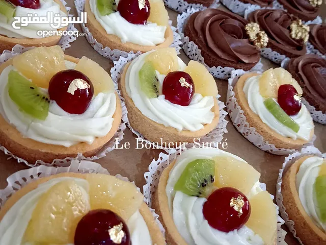 تارتولات بكريم الفواكه