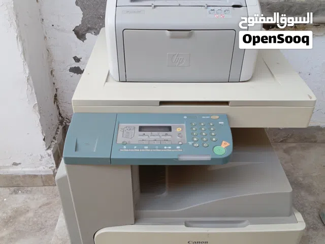 مكينة تصوير كانون وطابعه hp1020و حبر جديد للبيع