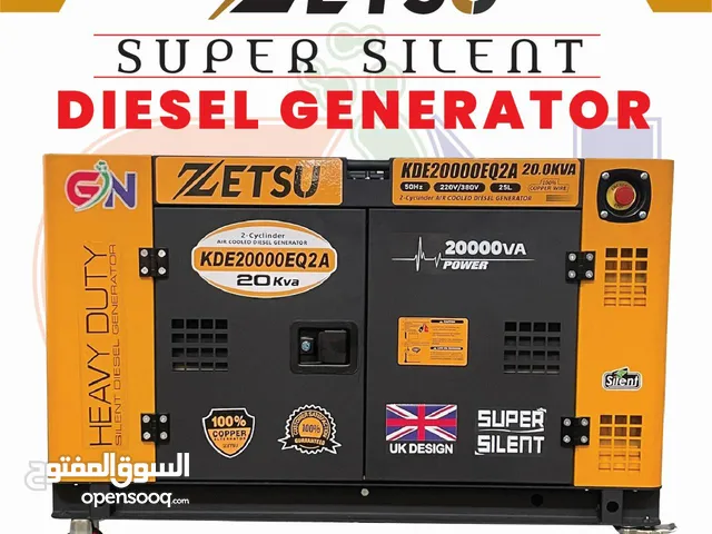 20kva Diesel Generator ZETSU UK BRAND WITH 100% COPPER