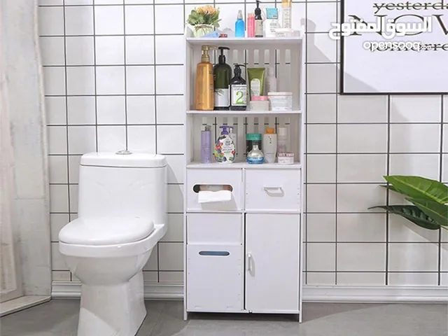 فوضى الحمام صارت من الماضي! ستاند الحمام العصري PVC – أناقة ونظام في قطعة وحدة!  تصميم أنيق