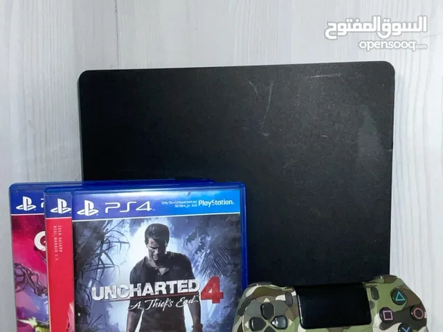 PlayStation 4 Slim (500GB) Bundle – Includes 4 Games & Original Controller