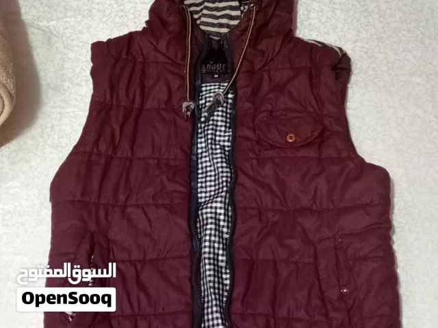 Brown Leather Puffer Jacket