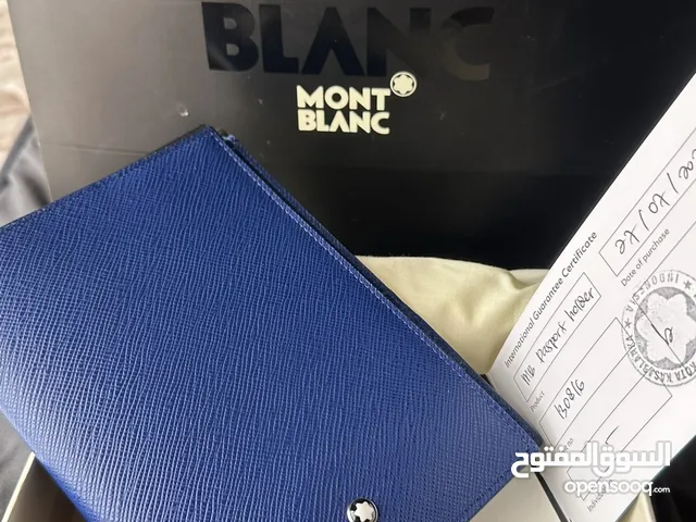 محفظة جواز Mont Blanc الاصليه ومن الإصدارات الجديده ..غير مستخدمة وجديده  في البوكس