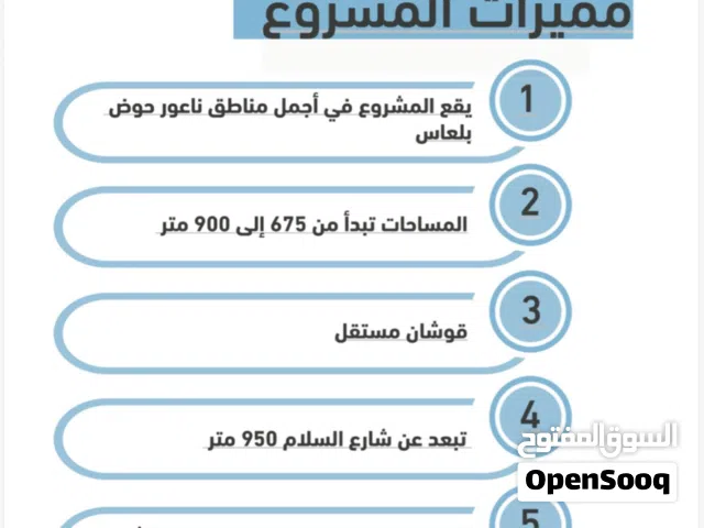 مشروع بلعاس اراضي للسكن والاستثمار