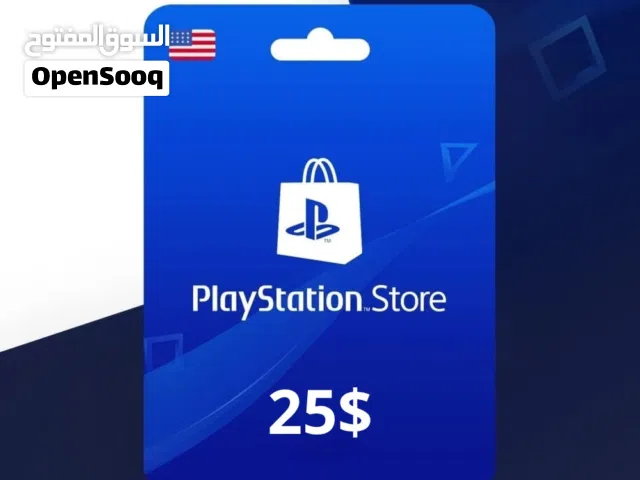 بطاقه هدايا بلايستيشن ستور أمريكي 25 دولار