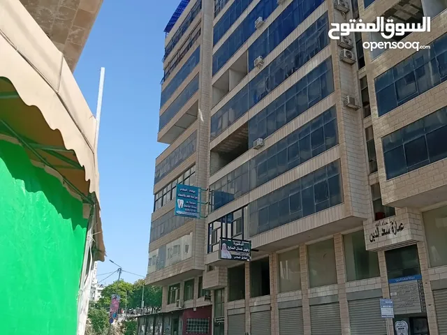 مكتب تجاري للأيجار مؤثث بالكامل ومكيف في عمارة سعد الدين / نابلس/ وادي التفاح / مساحة 75 م الطابق 9