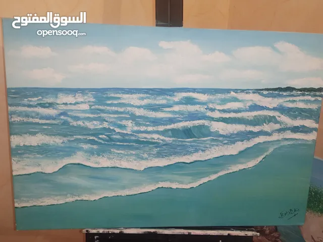 لوحه فنية للبيع تم رسمها شخصيا من الرسامه بتلى الزنبركجي
