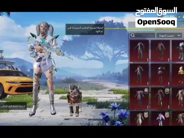 حساب ببجي للبيع