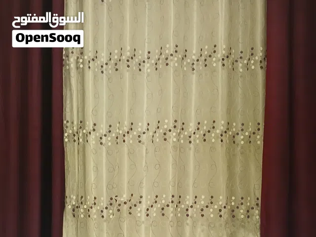 ستائر  6 شبابيك  قماش تركي  كل شباك 3 قطع