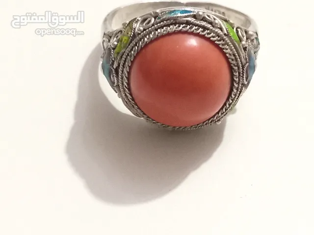 خاتم فضه صياغه يدويه انتيك
