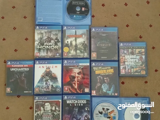 سيديهات ps4 عرض خاص للبيع او البدل