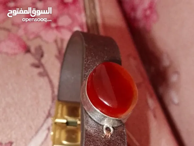 اسواره جلد طبيعي وحجر كهرمان