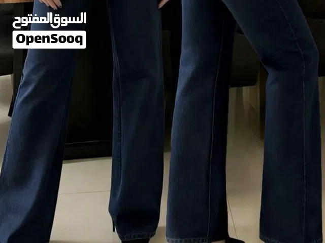 بنطلون جينز كحلي جديد