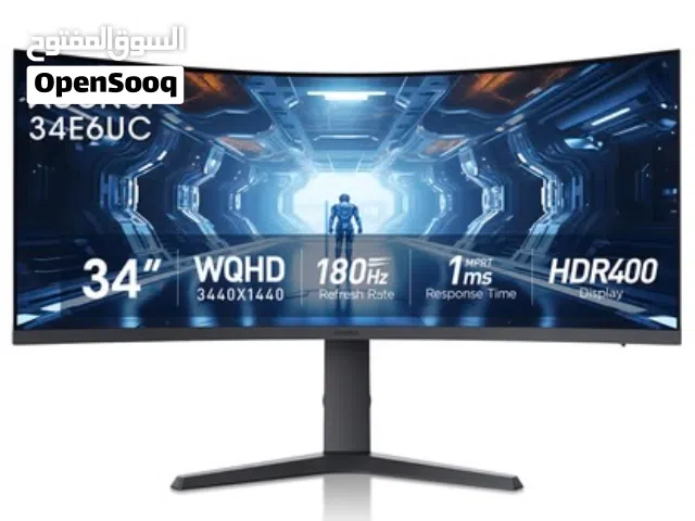 شاشة KOORUI المنحنيه بحجم 34 انش ودقة 4K بسعر مغري وكفاله تبديليه عام كامل