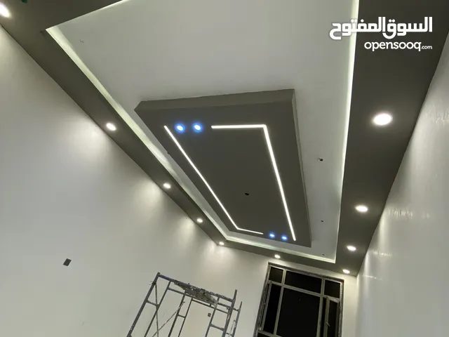 جميع انواع الديكور الحديثة -جبس بورد-بديل خشب-بديل رخام-شيبورد -سقوف ثانوية -معجون -تغليف جدار