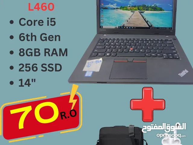 Lenovo L460 with Gifts Ci5 6t gen, 8gb ram ,256 ssd