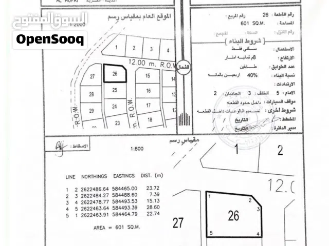 Residential Land for Sale in Al Batinah Barka