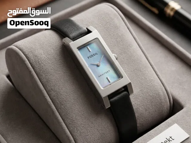 ساعة FOSSIL ARKITEKT كلاسيكية فاخرة جداً