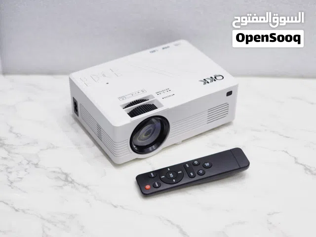 QKK MINI PROJECTOR WITH WIFI HDMI VGA USB FREE DELIVERY OMAN ALKHUWAIR LOCATION