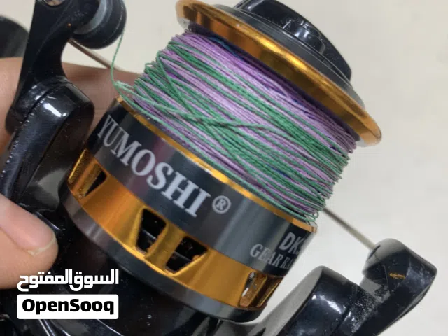 مكينة صيد YUMOSHI DK3000 + خيط بريد ملون استعمال أسبوع
