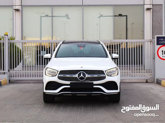 Mercedes GLC200 2021 GCC 2.0L turbo original paint accident free خليجي صبغ الوكاله بدون حادث