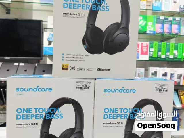 SOUNDCORE BY ANKER ONE TOUCH DEEPER BASS Q11I WIRELESS OVER EAR HEADPHONES