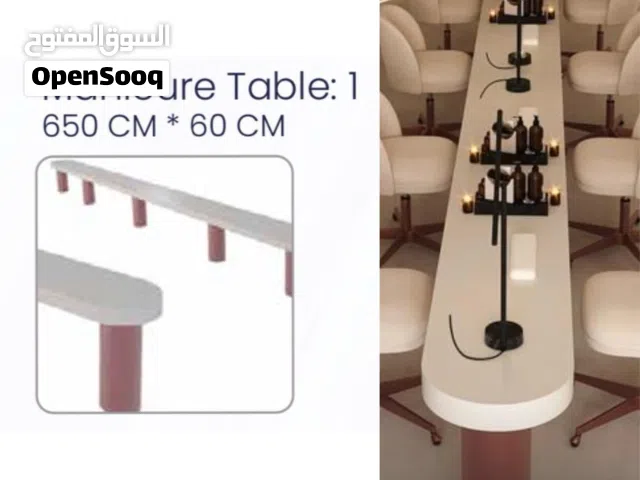 طاولات أظافر بدكير و منيكير شفط Manicure Table Nail Desk