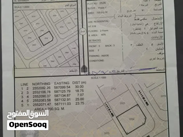 أرض للبيع سمائل / السحاماه