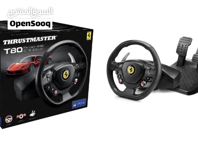 الصورة تؤكد أنه Thrustmaster T80 Racing Wheel، وهو نفس الطراز الذي ظهر في