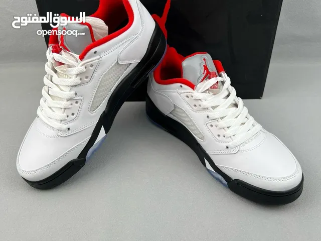 Air Jordan 5 RETRO x FIRE RED SILVER TONGUE