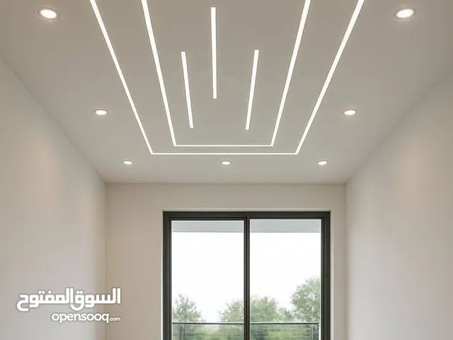 جبس بورد واسمنت بورد فواصل حوايط فلات