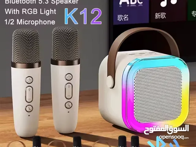 K12 Bluetooth baffe karaoké 2 microphone