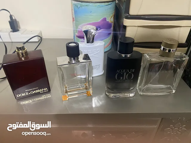 5 علب عطور اصلية فارغة