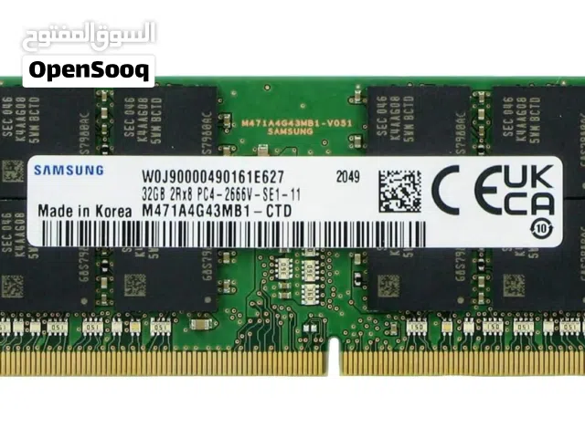 RAM  32 gb and 16 gb