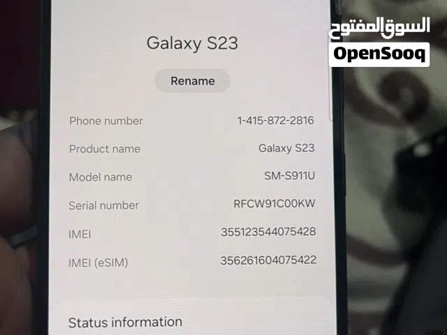 سامسونج جلاكسي اس23 ذاكرة 128جيجا شبه جديد