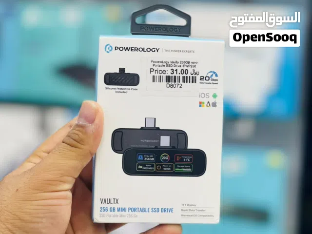 Brand New Powerology 256GB SSD in Oman Ultra-Compact
