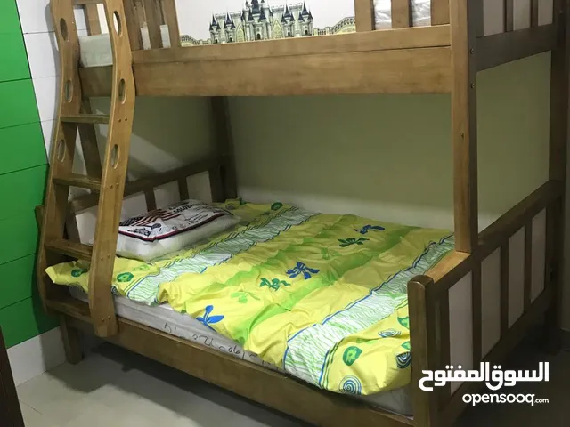 سرير مزدوج ( طابقين ) خشبي