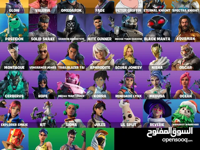 حساب فورت نايت نادر سكن القلو فقط