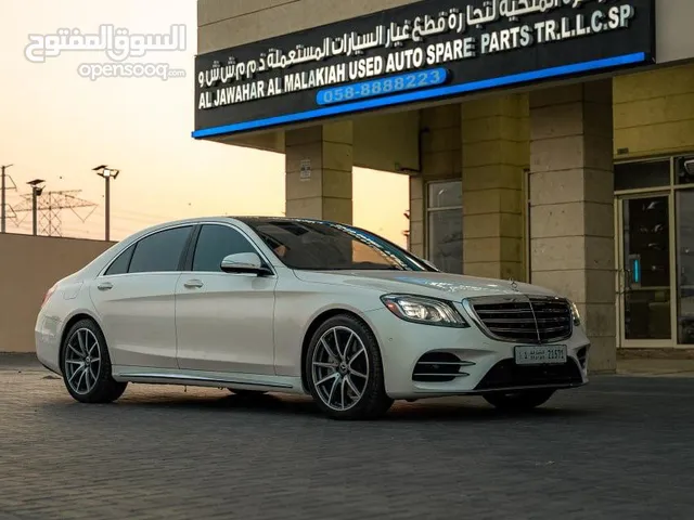 Mercedes s class 2018 للبيع ممشى 69 الف كيلو